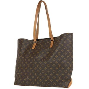 Louis Vuitton Cabas Alto Shoulder Bag Tote Monogram Brown